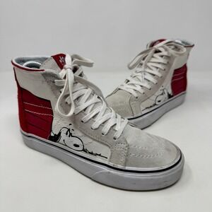 Peanuts x Vans Snoopy Charlie Brown High Tops Shoes Men's 3.5  Women's 5
